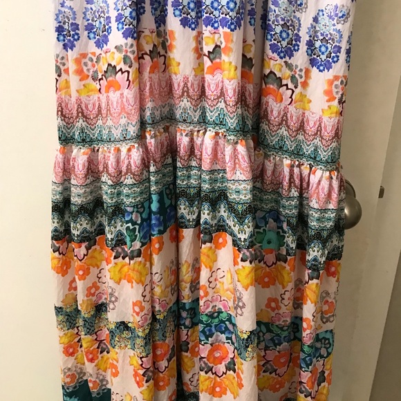 Anthropologie Gathered Maxi dress - Picture 5 of 6